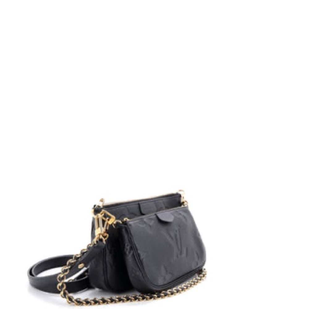 Louis Vuitton Black Crossbody Bag with Gold Accents - Picture 2 of 10